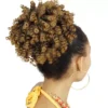 Puff Lindo Aplique Ombre Mel Cacheado Coque Afro - Image 5