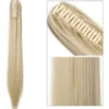 Cabelo Ondulado Castanho Escuro Rabo De Cavalo 150g Aplique - Image 4