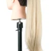 Cabelo Ondulado Castanho Escuro Rabo De Cavalo 150g Aplique - Image 8