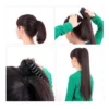 Cabelo Ondulado Castanho Escuro Rabo De Cavalo 150g Aplique - Image 2