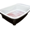 Banheira Classic Plus Furacão Pet Para Gatos Preta